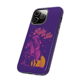 Ride or Die Cowgirl Pattern Phone Case - Tough & Trendy