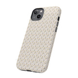 Pretty Gold and Grey Dots Phone Case - Tough & Trendy