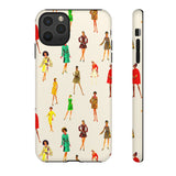 Ivory Vintage Fashion Ladies Phone Case - Tough & Trendy