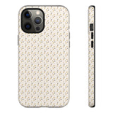 Pretty Gold and Grey Dots Phone Case - Tough & Trendy