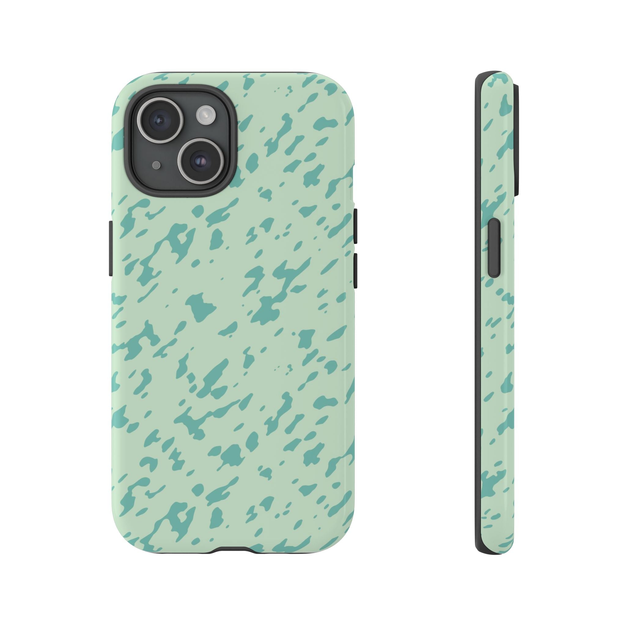 Turquoise Marble Pattern Phone Case - Tough & Trendy