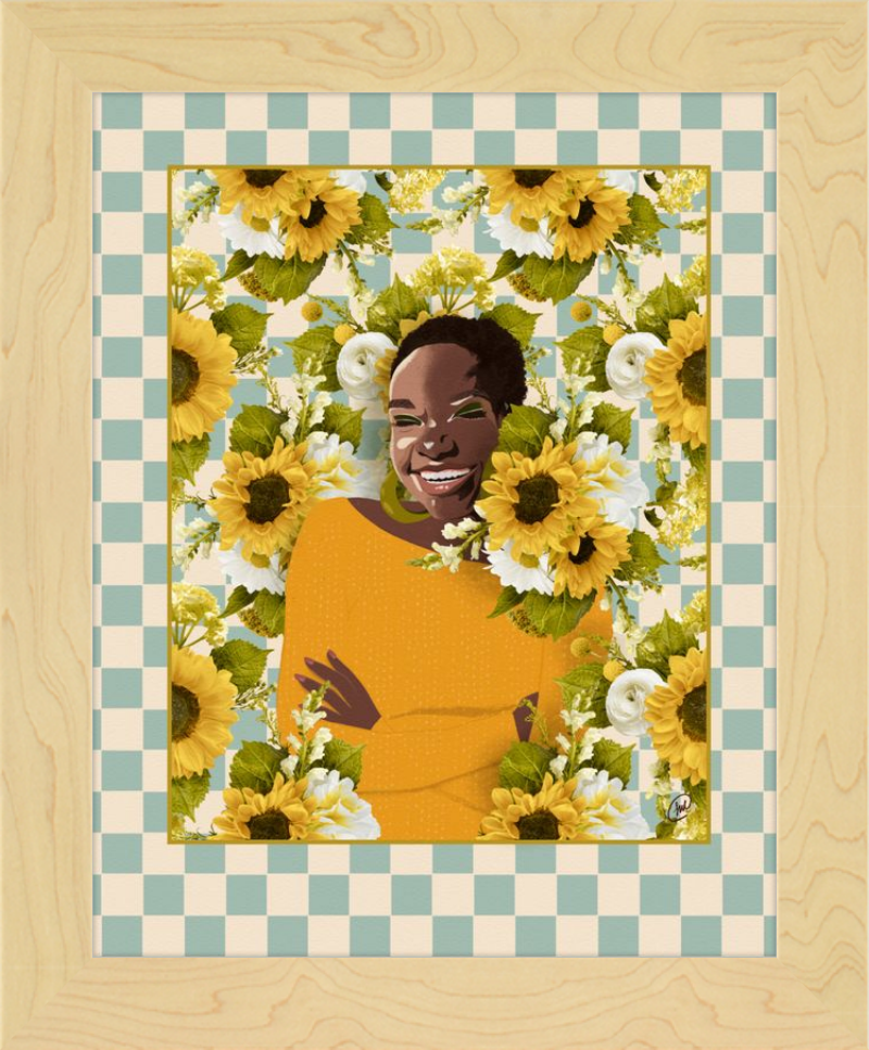 When Flower Bloom in the Sun Framed Art Print