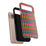 Candy Striped Pattern Phone Case - Tough & Trendy