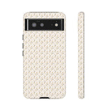 Pretty Gold and Grey Dots Phone Case - Tough & Trendy