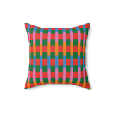 Candy Stripe Pillow - Spun Polyester Square Cushion