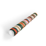 Colorful Stripe Holiday Wrapping Paper Roll - Perfect for Gift Wraps & Celebrations