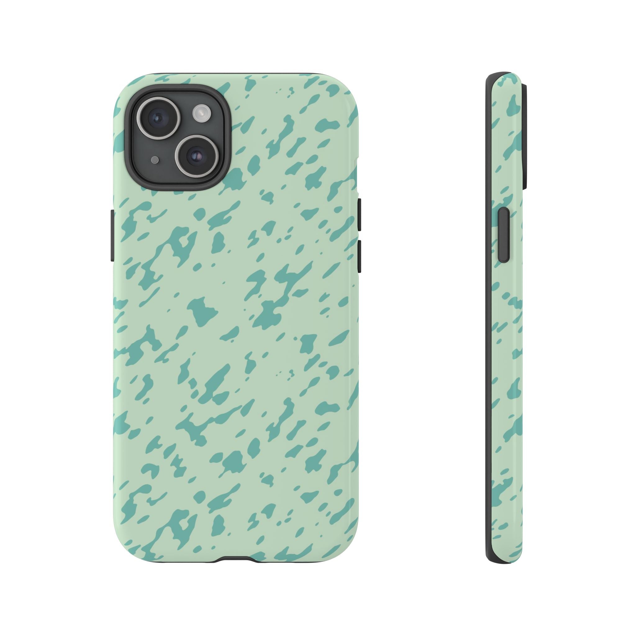 Turquoise Marble Pattern Phone Case - Tough & Trendy