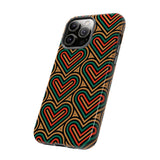 Hearts Beat Pattern Phone Case - Tough & Trendy