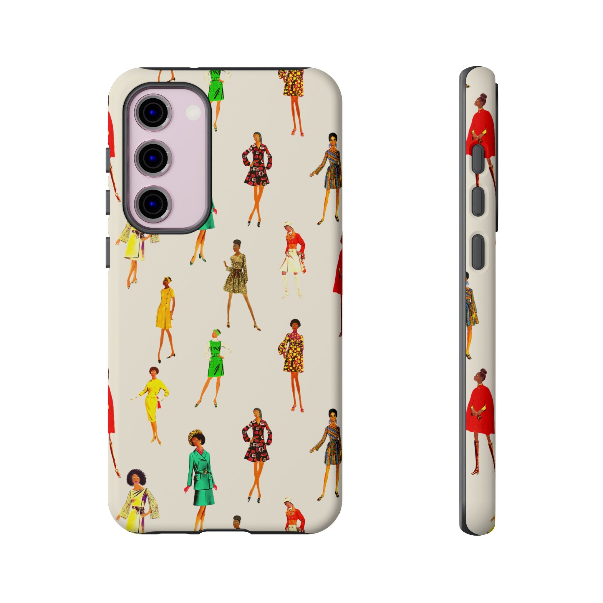 Ivory Vintage Fashion Ladies Phone Case - Tough & Trendy