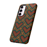 Hearts Beat Pattern Phone Case - Tough & Trendy