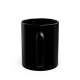 King Colorful Abstract Design Black Mug | Perfect for Coffee Lovers & Art Enthusiasts