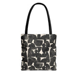 Cobblestone Black Original Art Tote Bag