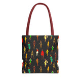 Vintage Fashion Ladies Print Tote Bag - Stylish & Versatile Carryall