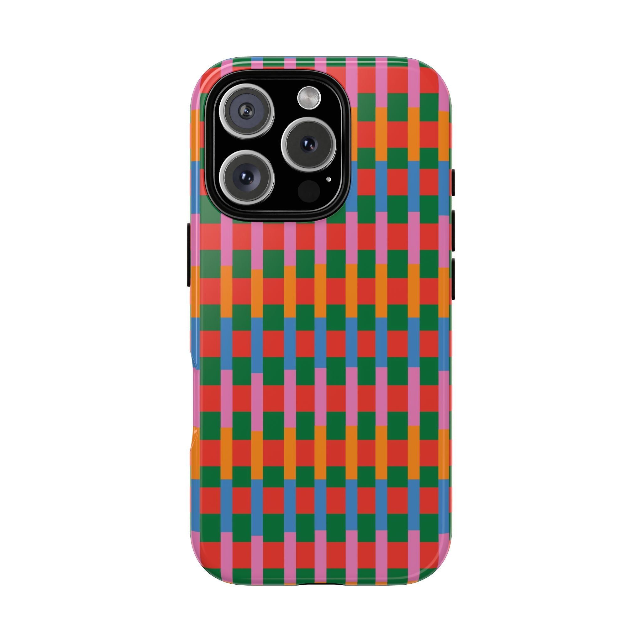 Candy Striped Pattern Phone Case - Tough & Trendy