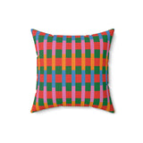 Candy Stripe Pillow - Spun Polyester Square Cushion