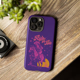 Ride or Die Cowgirl Pattern Phone Case - Tough & Trendy