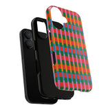 Candy Striped Pattern Phone Case - Tough & Trendy