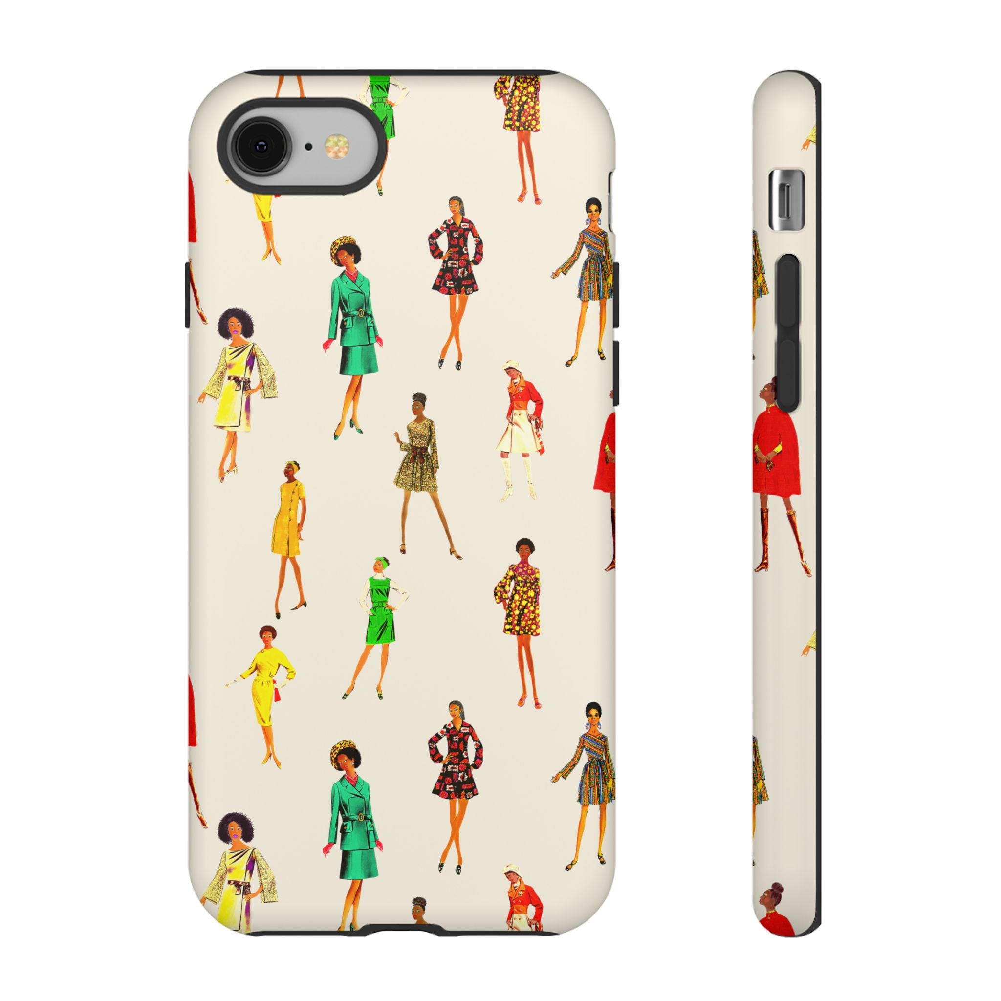 Ivory Vintage Fashion Ladies Phone Case - Tough & Trendy