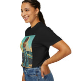 Miami Vibes Retro Women's Graphic T-shirt