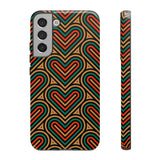 Stylish Heart Pattern Phone Case - Tough & Trendy