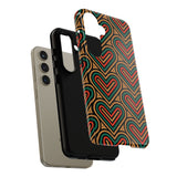 Hearts Beat Pattern Phone Case - Tough & Trendy