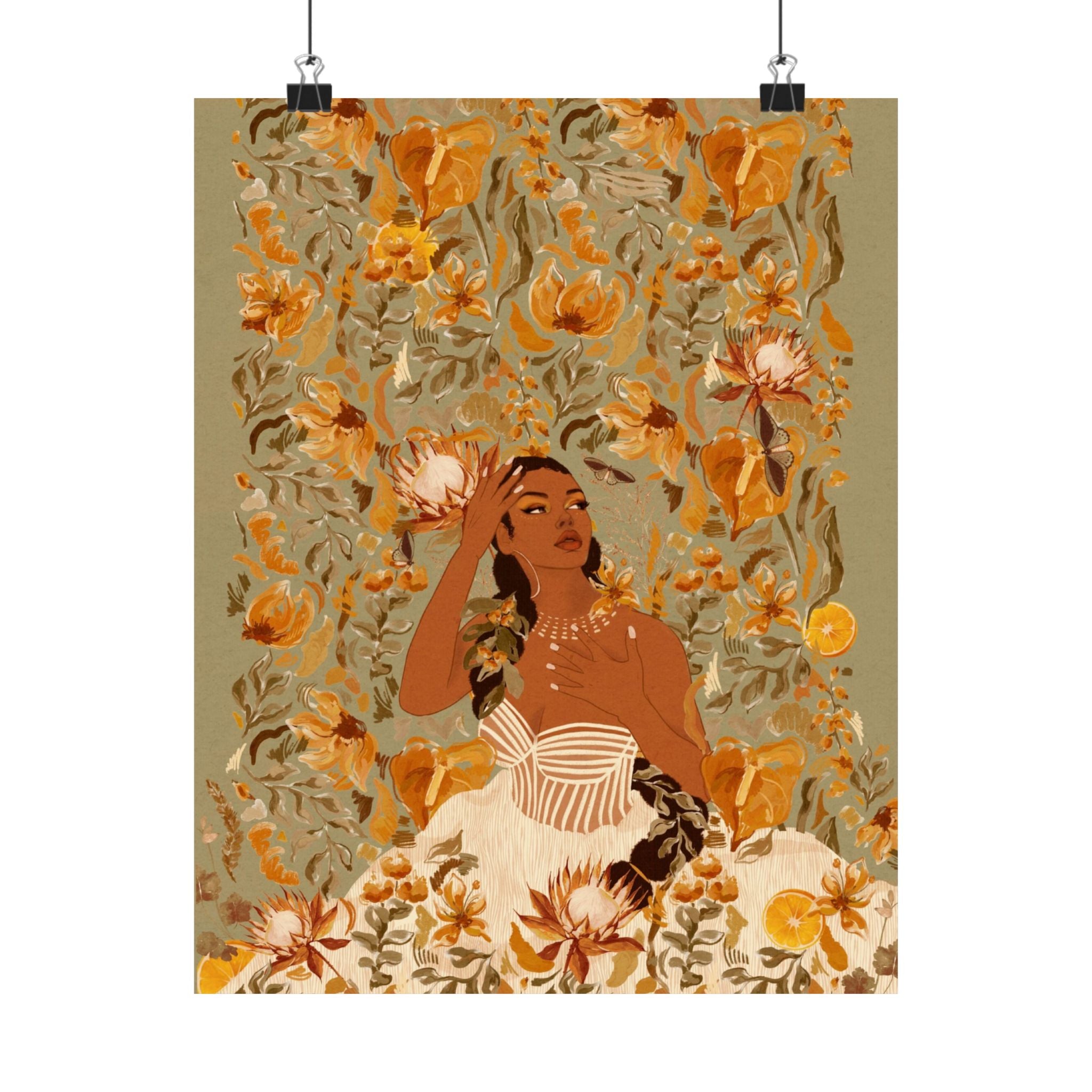 The Autumn Bride Art Print