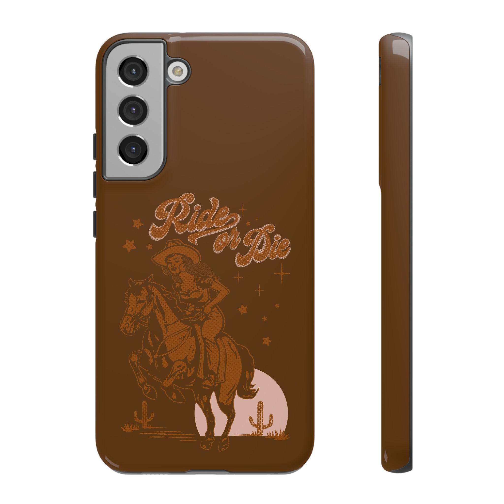 Ride or Die Cowgirl Phone Case - Tough & Trendy