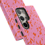 Tangerine Marble Pattern Phone Case - Tough & Trendy