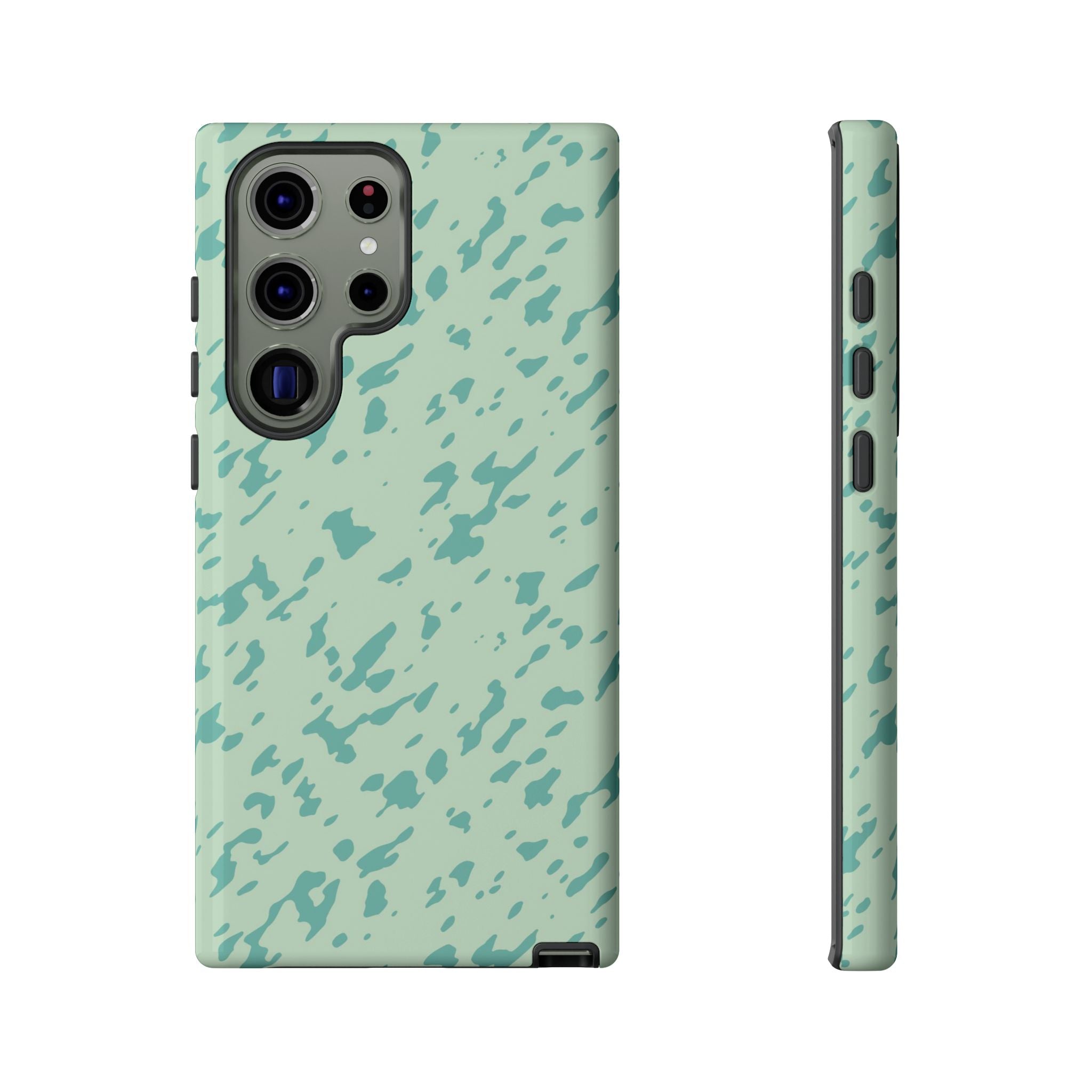 Turquoise Marble Pattern Phone Case - Tough & Trendy