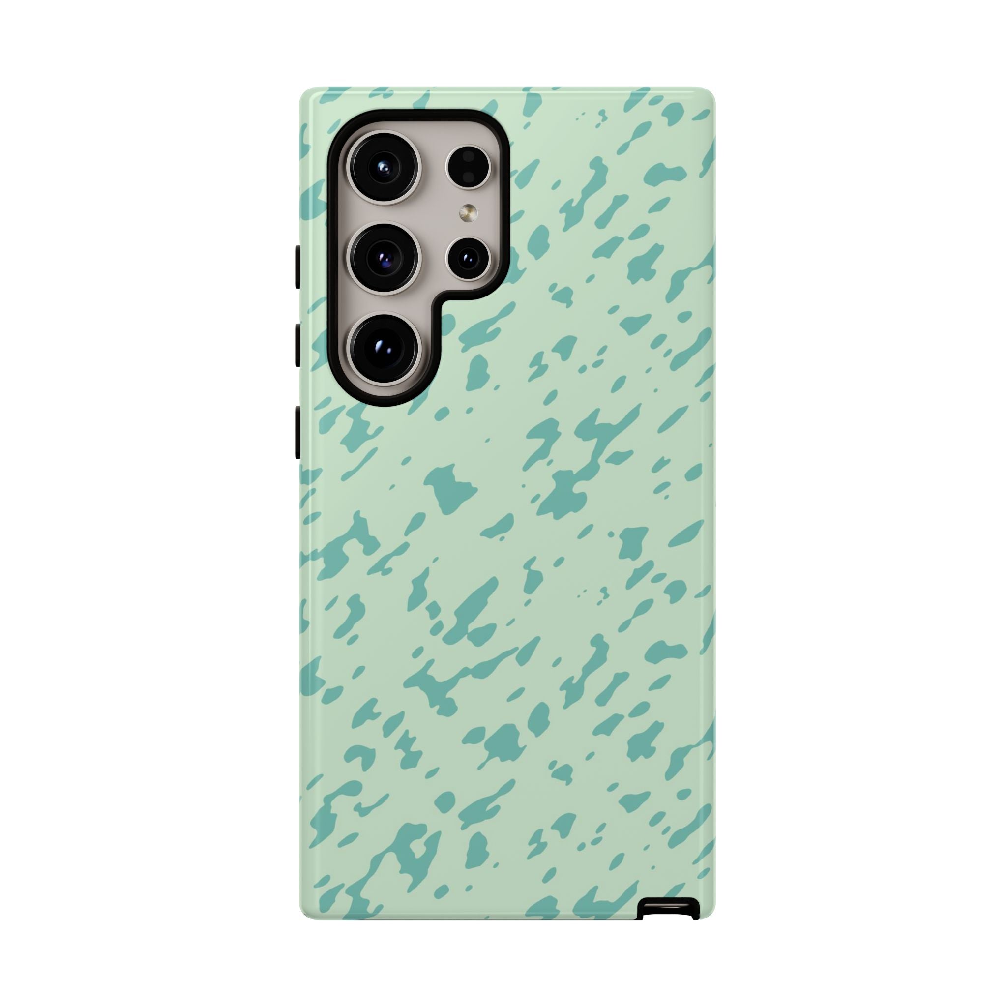 Turquoise Marble Pattern Phone Case - Tough & Trendy