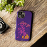 Ride or Die Cowgirl Pattern Phone Case - Tough & Trendy