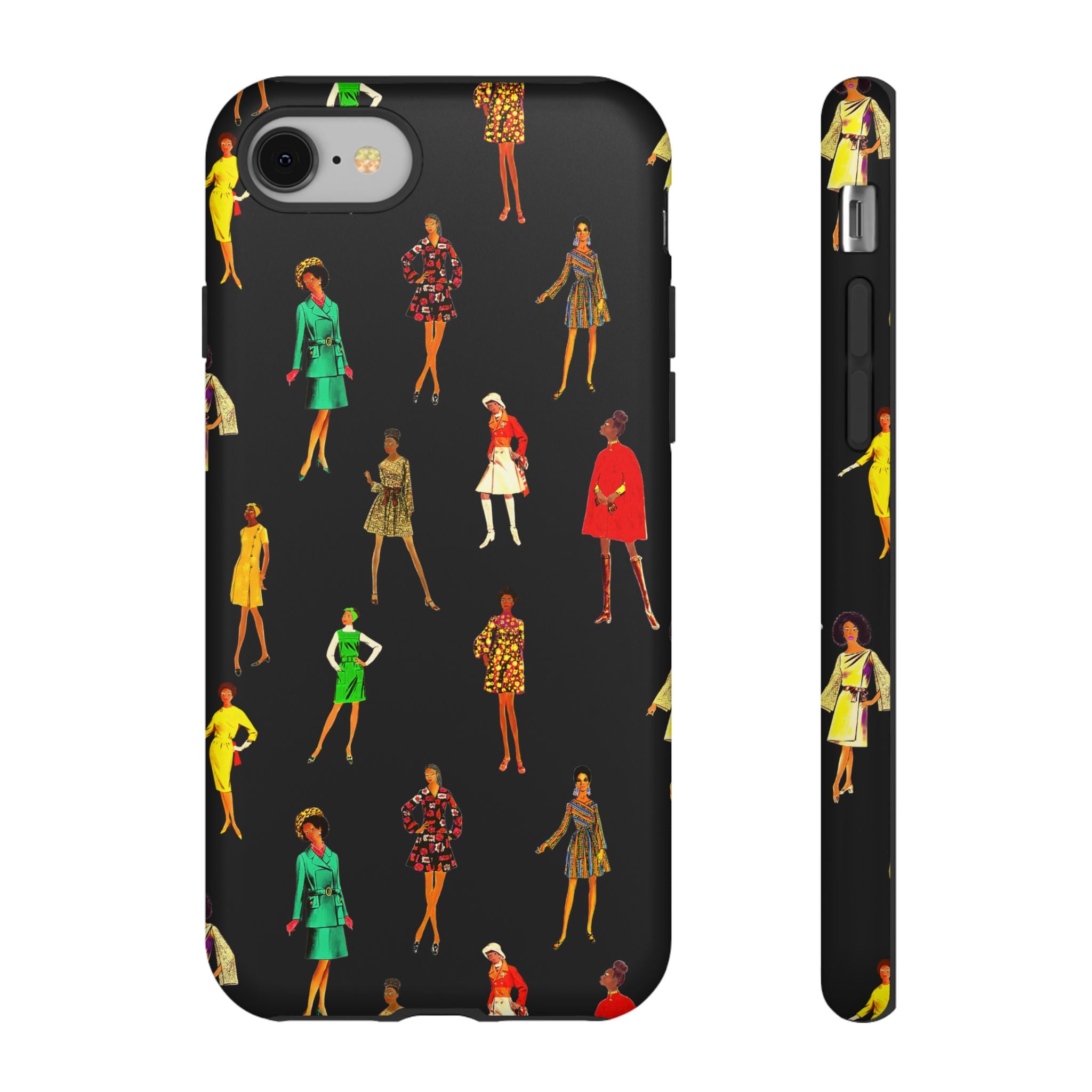 Vintage Fashion Ladies Phone Case - Tough & Trendy