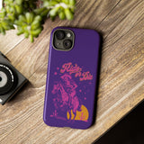 Ride or Die Cowgirl Pattern Phone Case - Tough & Trendy