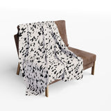 Modern Cow Print Arctic Fleece Blanket | Cozy Home Décor for Stylish Comfort