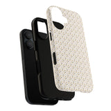 Pretty Gold and Grey Dots Phone Case - Tough & Trendy