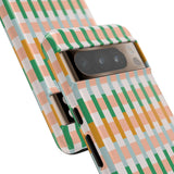 Stylish Striped Pattern Phone Case - Tough & Trendy