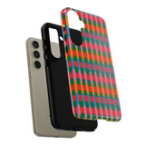 Candy Striped Pattern Phone Case - Tough & Trendy