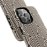 Hearts Beat Pattern Phone Case - Tough & Trendy