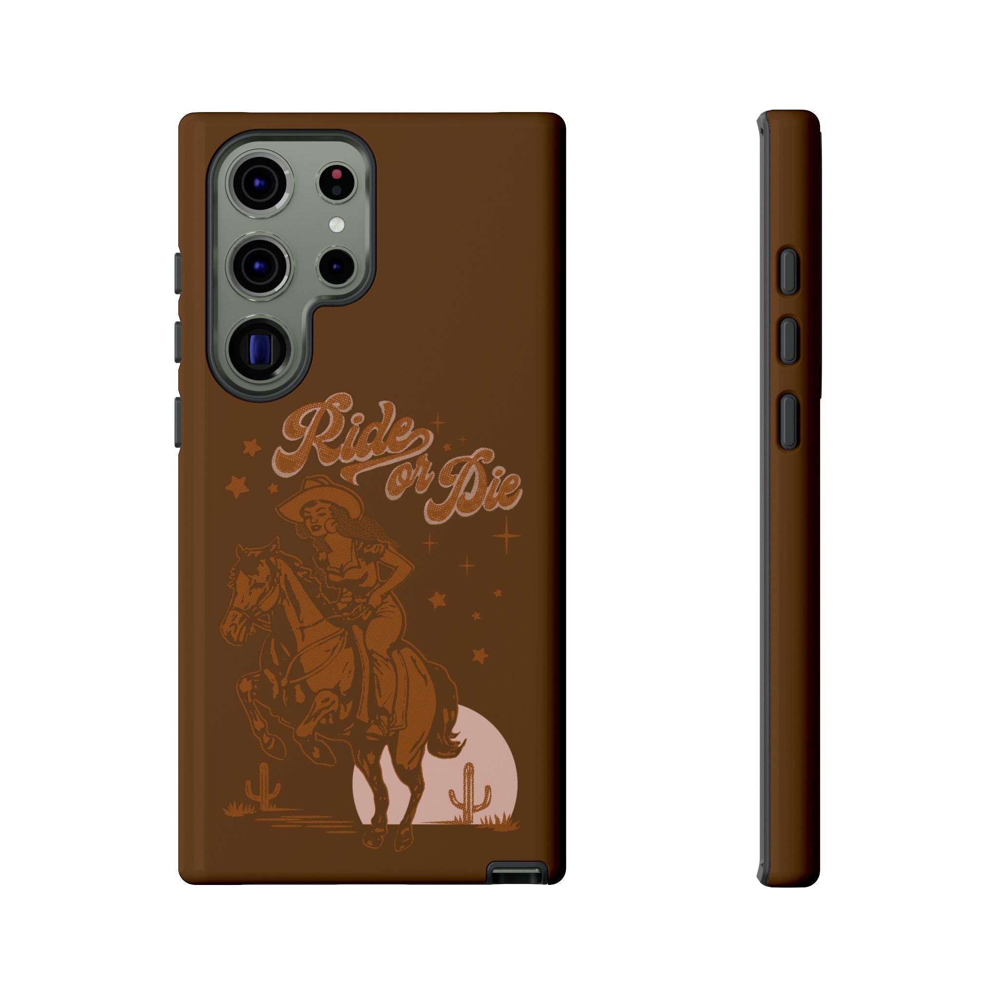 Ride or Die Cowgirl Phone Case - Tough & Trendy