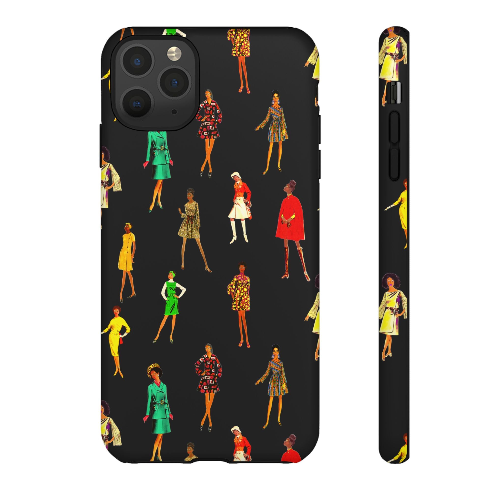 Vintage Fashion Ladies Phone Case - Tough & Trendy