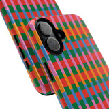 Candy Striped Pattern Phone Case - Tough & Trendy