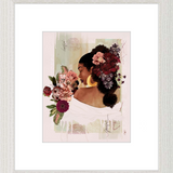 The Smell of Flowers Reminds Me Framed Art Print