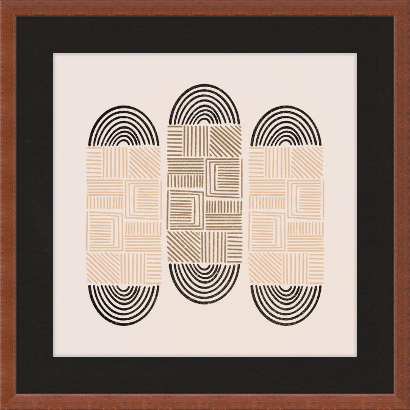 Cartouche Framed Art Print