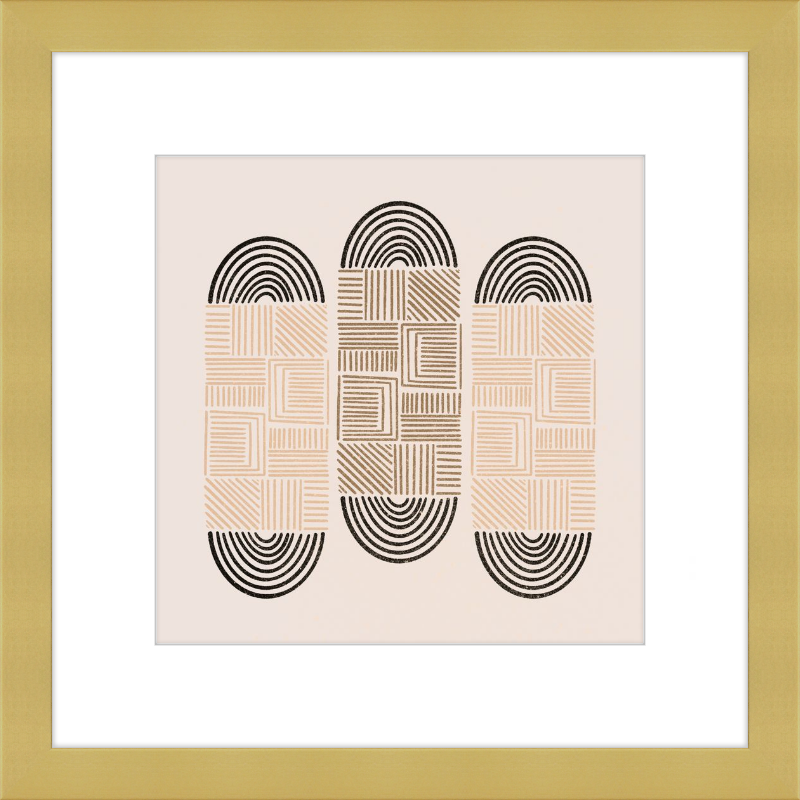 Cartouche Framed Art Print