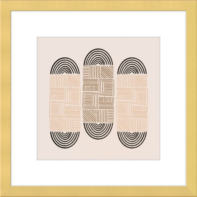 Cartouche Framed Art Print