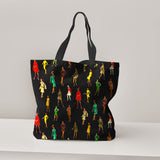 Vintage Fashion Ladies Print Tote Bag - Stylish & Versatile Carryall