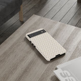 Pretty Gold and Grey Dots Phone Case - Tough & Trendy