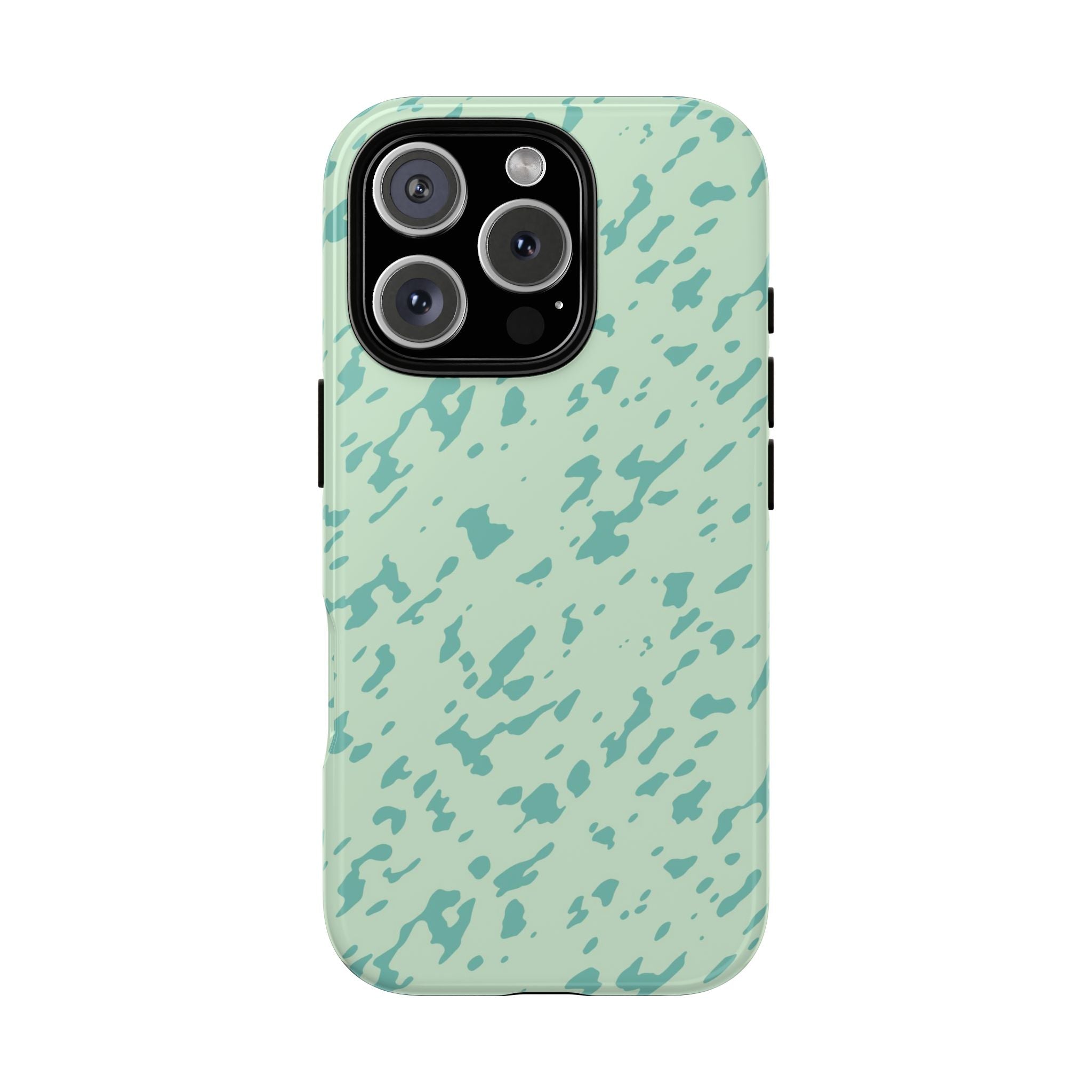 Turquoise Marble Pattern Phone Case - Tough & Trendy