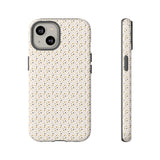 Pretty Gold and Grey Dots Phone Case - Tough & Trendy