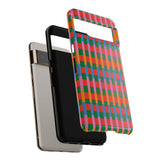 Candy Striped Pattern Phone Case - Tough & Trendy